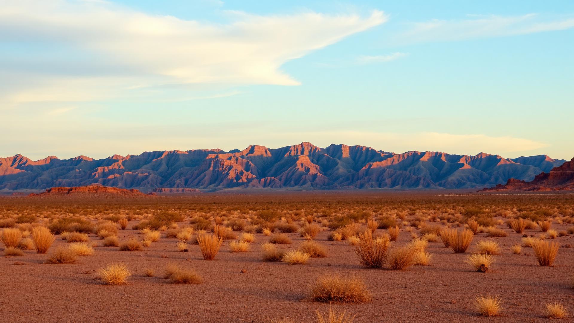 Arizona desert landscape at golden hour